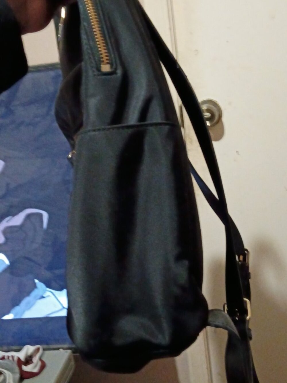 Kate Spade Large Nylon Water Resistant Backpack Work Bag—Black - Picture 6 of 14